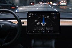 Teslas fullständiga självkörande system i aktion (Bildkälla: Tesla)