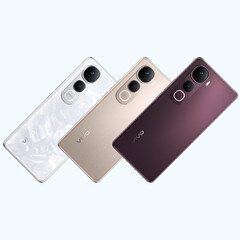 Vivo Y400 Pro-smarttelefonen finns i färgerna freestyle white, fest gold och nebula purple (Bildkälla: Vivo)