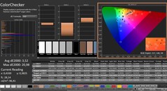 CalMAN: ColorChecker (kalibrerad)