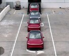 Den nya Model Y tar sig redan själv till fabriksområden med hjälp av oövervakad FSD. (Bildkälla: Tesla/X)