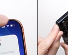 iPhone 17 Pro Max (vänster) och Galaxy S25 Ultra (höger) efter ett falltest på 1 meter. (Bildkälla: PhoneBuff på YouTube, skärmdump)