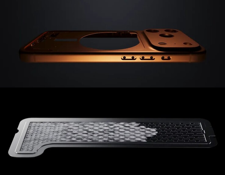 iPhone 17 Pro, vapor champer kylningsdesign.
