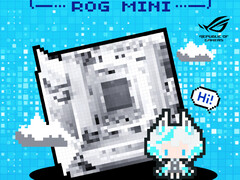 Asus enda teaser för sitt moderkort ROG 'Mini Blizzard'. (Bildkälla: Asus)