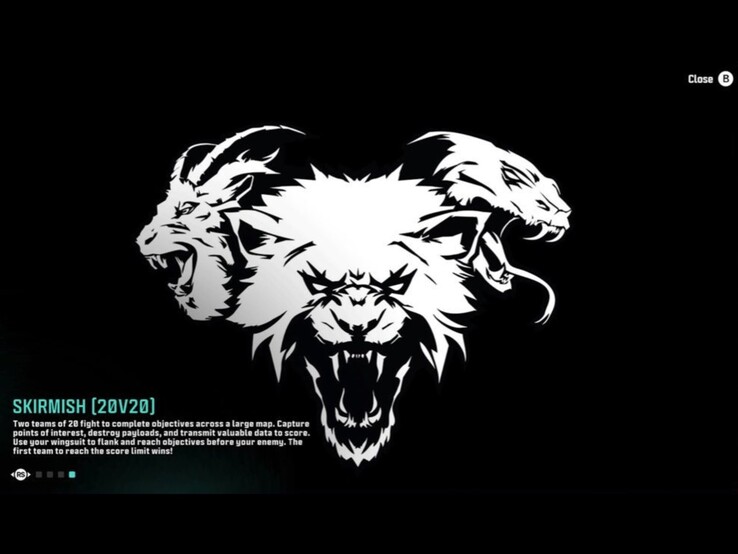 Läckt skärmdump av Skirmish-spelläget från Black Ops 7. (Bildkälla: CharlieIntel on XCancel)