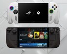 ROG Xbox Ally och Steam Deck OLED på bild