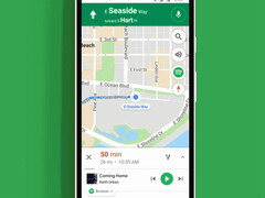 Musikkontroller har försvunnit från Google Maps. (Bildkälla: Spotify)