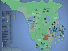 GTA 6 interaktiv karta med namn och platser i spelet. (Bildkälla: kalterapfel123)