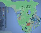 GTA 6 interaktiv karta med namn och platser i spelet. (Bildkälla: kalterapfel123)