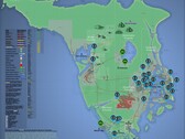 GTA 6 interaktiv karta med namn och platser i spelet. (Bildkälla: kalterapfel123)