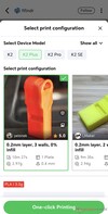 Med smartphone-appen är det enkelt att sätta igång utskriften