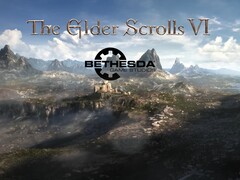 En banner för The Elder Scrolls 6 visas