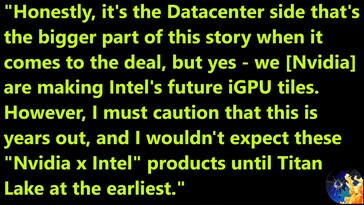 Nvidia iGPU på x86 Intel-produkter. (Bildkälla: Moore's Law Is Dead på YouTube)