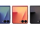 En första verklig bild av Samsung Galaxy Z Flip7 med förpackningen och locket påslaget cirkulerar nu på nätet. (Bildkälla: Evan Blass)