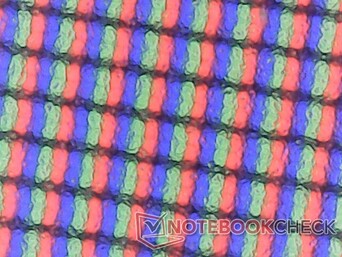 Matta RGB-subpixlar är inte lika skarpa som ett glansigt alternativ