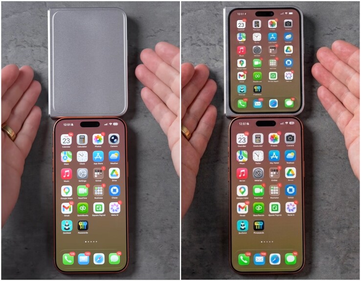 iPhone Ultra/Fold dummy-enheter (redigerade).