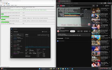 LatencyMon visar inga större DPC-problem eller tappade bildrutor när 4K60-videoinnehåll spelas upp
