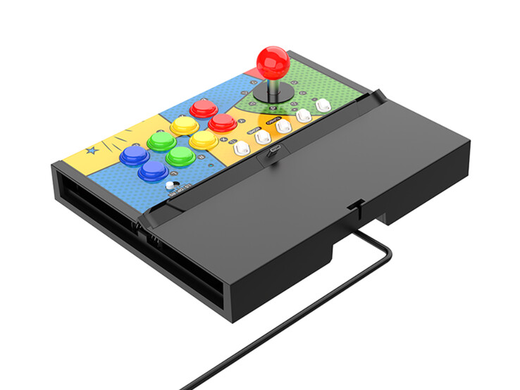 Legion Y700 Arcade Dock kan även användas utan sido- och frontpaneler.