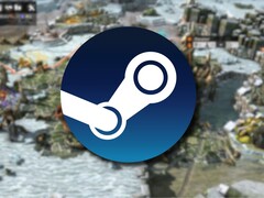 En bild som visar Steam-logotypen och spelet Endless Legend, som just nu säljs med 75 % rabatt.