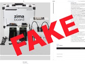 Falsk butik för Zima-produkter