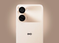 HMD Vibe 2 har en fräsch design med en större kameramodul. (Bildkälla: HMD Global, via JB Hi-Fi)