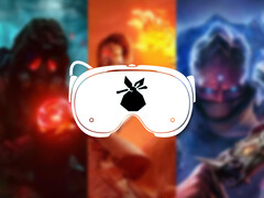 Upload VR-spelpaketet innehåller totalt 9 spel. På bilden: redigerat omslagsfoto av samlingen. (Bildkälla: Humble Bundle och Steam - redigerad)