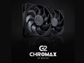 Den helsvarta Noctua G2 Chromax på bilden