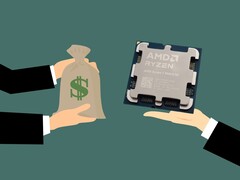 Ryzen 7 9800X3D drog in mest pengar till AMD i november på Amazon US. (Bildkälla: Sebastian Bade, Pixabay, redigerad)