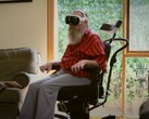 En viss patient testar Synchron BCI tillsammans med Apple Vision Pro. (Bildkälla: Synchron YT)