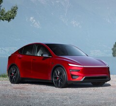 Den eldrivna Tesla Model Y (Bildkälla: Tesla UK)