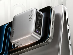 Den nya 5-portars 160W snabbladdaren kostar cirka 36 USD i Kina. På bilden: en reklambild av nätadaptern. (Bildkälla: Ugreen)