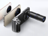 Vivo X300 Pro med tillbehöret för kamerakit monterat. (Bildkälla: Vivo - redigerad)