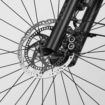 Det låsningsfria bromssystemet kan göra elcykeln säkrare (Bildkälla: Canyon)