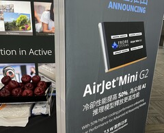 Frore Systems på Computex i Taipei. (Bildkälla: Andreas Sebayang/Notebookcheck.com)