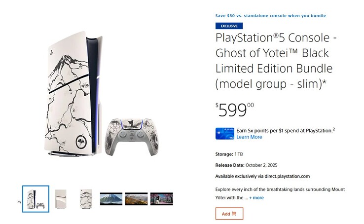 PS5 Ghost of Yotei paket. 