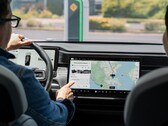 En Rivian EV som kör Google Maps. (Bildkälla: Rivian)