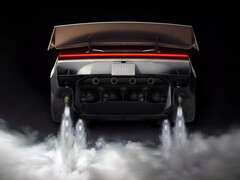 Tesla Roadster 2:s raketmotorer i aktion.