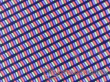 Skarp subpixelmatris med minimala kornighetsproblem
