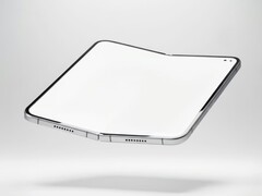 Huawei Pura X Max är en större Pura X. På bilden visas en mockup av en hopfällbar telefon.