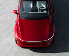 Den nya Model Y 2026 i färgen Ultra Red (Bildkälla: Tesla)