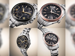 I den vänstra kolumnen (på bilden), Citizen Attesa AT8244-57E, tillsammans med Citizen CB0264-55E i den högra kolumnen. (Bildkälla: @plus9time på Instagram - redigerad)