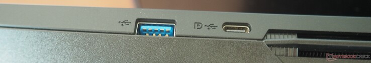 Rätt ansluten: USB-A 3.2 Gen 2, USB-C 3.2 Gen 2 inkl. DisplayPort 1.4