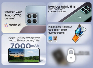 Nyligen avslöjade kärnspecifikationer för Motorola Edge 70 Fusion