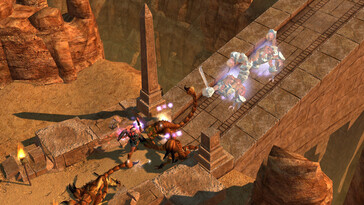 På bilden: En skärmdump från Titan Quest Anniversary Edition.