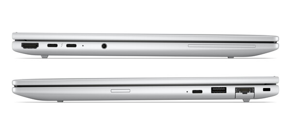 EliteBook 8 G2a 14 med sin valfria RJ45-Ethernetanslutning.