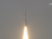 NISAR:s bärraket lyfter från Satish Dhawan Space Center (Bildkälla: ISRO)