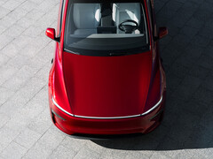 Ultra Red Model Y-färgen är nu gratis i inventeringsfordon. (Bildkälla: Tesla)