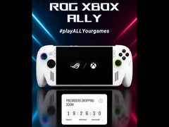 ROG Xbox Ally förbeställningsteaser med nedräkning. (Bildkälla: Asus ROG Singapore på Facebook)