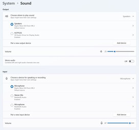 Registrerar sig som en plug-and-play-ljudenhet