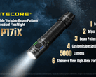 Nitecore P17iX har samma funktioner som P27iX, men med ett mindre huvud