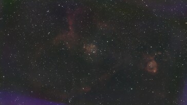 Andra astrofotot med mer än 550 staplade bilder, tagna under tre timmar (Bildkälla: Marc Zander / Notebookcheck)